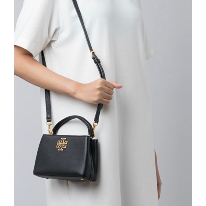 Tas Selempang Wanita Branded TB Britten Mini Satchel Black 100% ORIGINAL