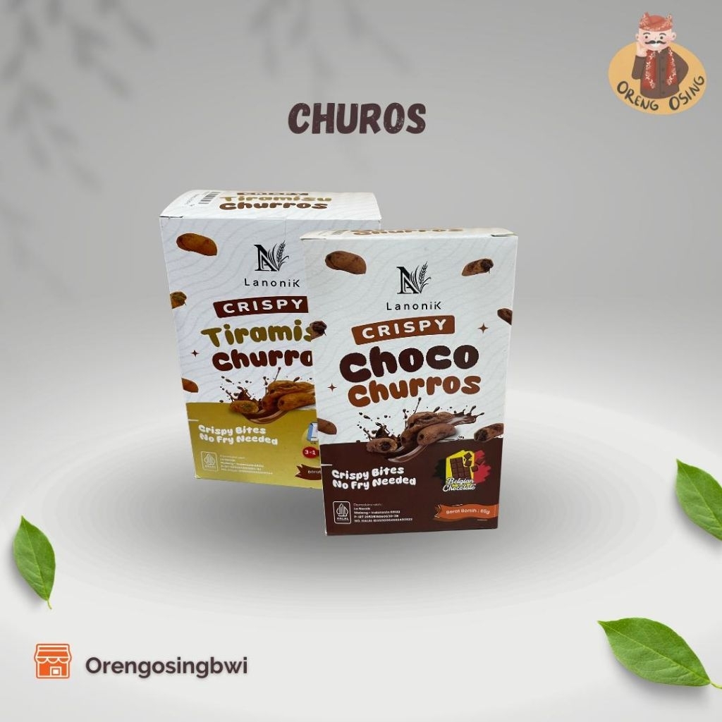 ORENG OSING | Churros Coklat | Churros Tiramisu