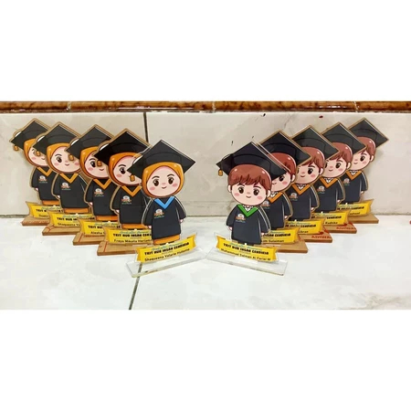 Plakat Wisuda Vandel Wisuda Plakat Akrilik Vandel Akrilik Mini / Piala Acrylic custom