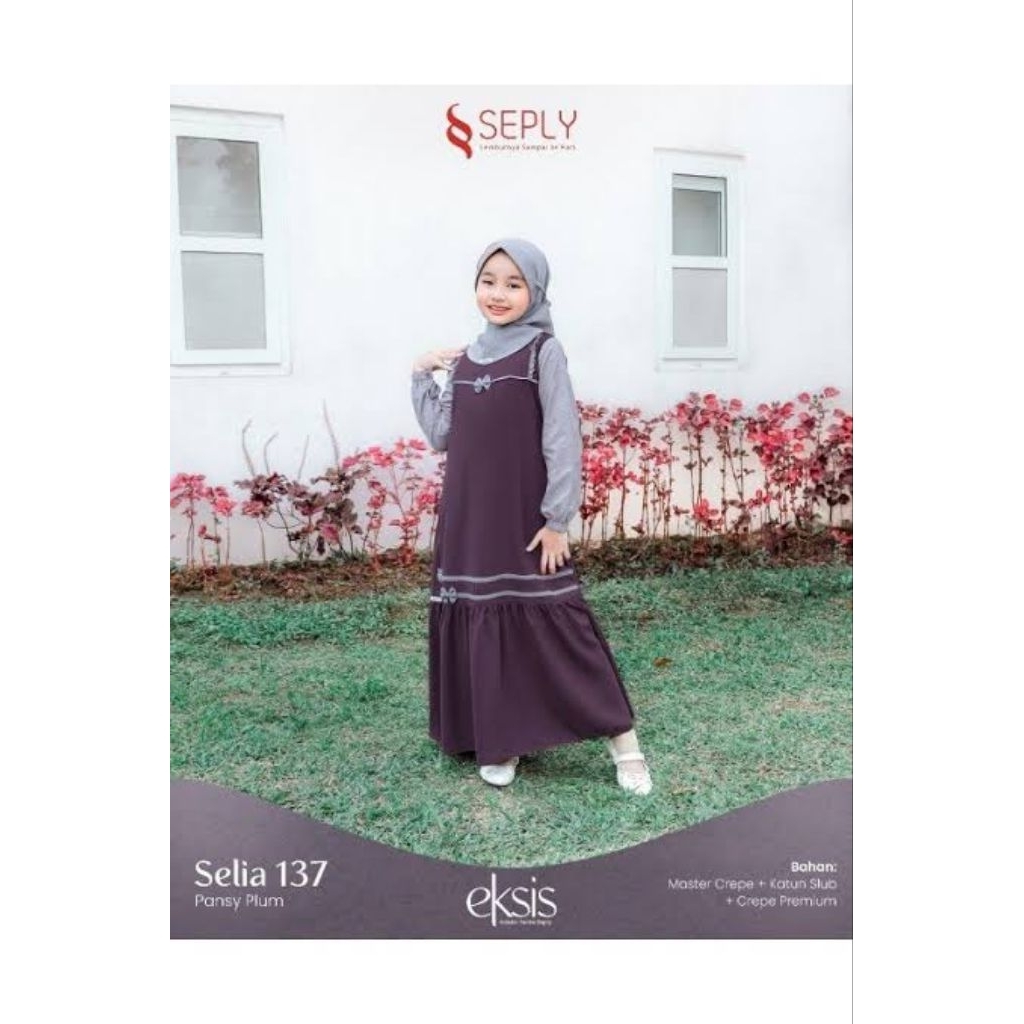 SEPLY EKSIS 224 PANSY PLUM (SELIA 137 PANSY PLUM)||GAMIS ANAK