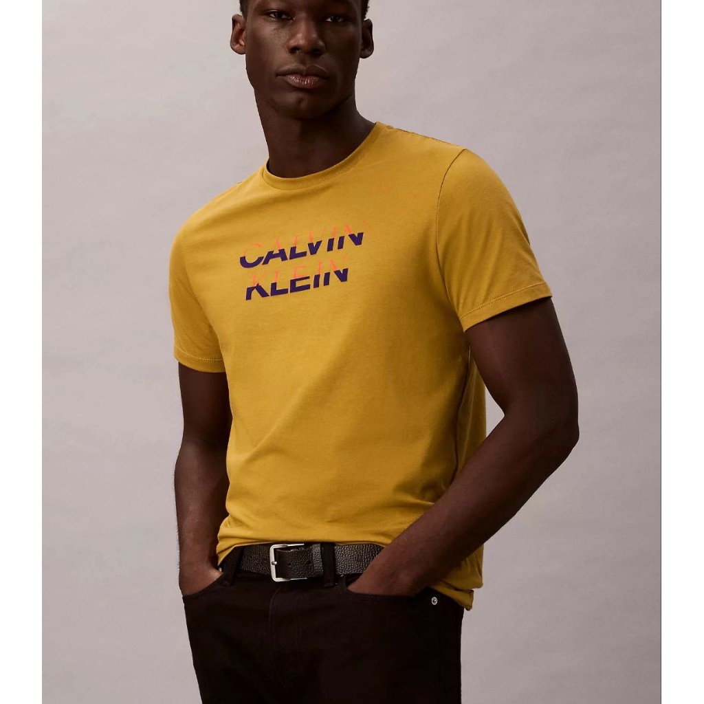 Calvin Klein 30s CK box graphic tee kaos pakaian baju pria