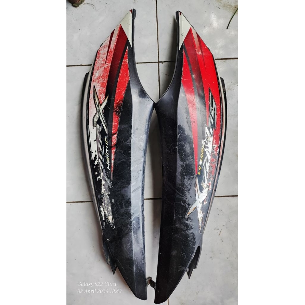 Cover body samping belakang Honda Supra X 125 Helm in original second