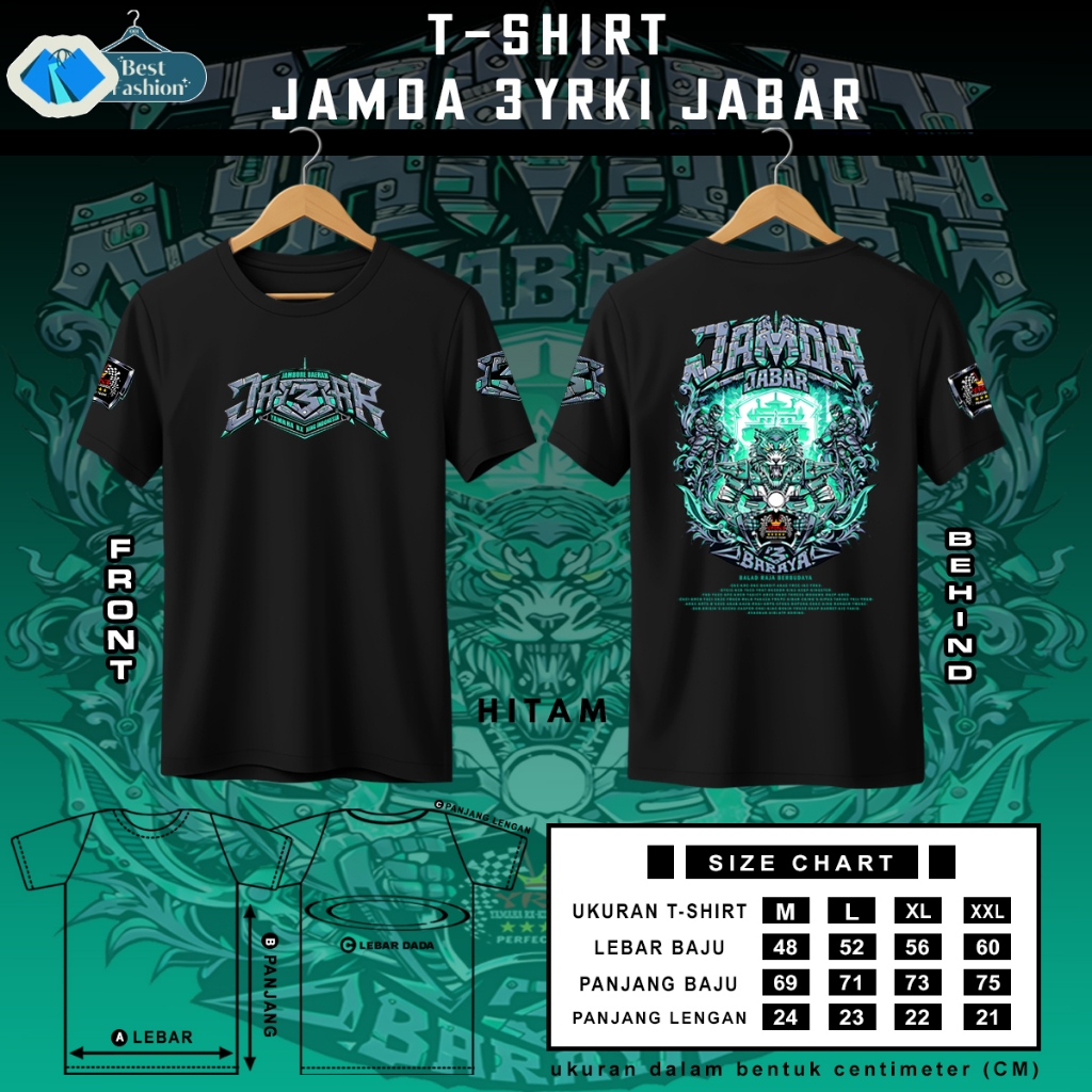 Kaos Jamda 3 YRKI Jabar Merchandise Terbaru Unisex