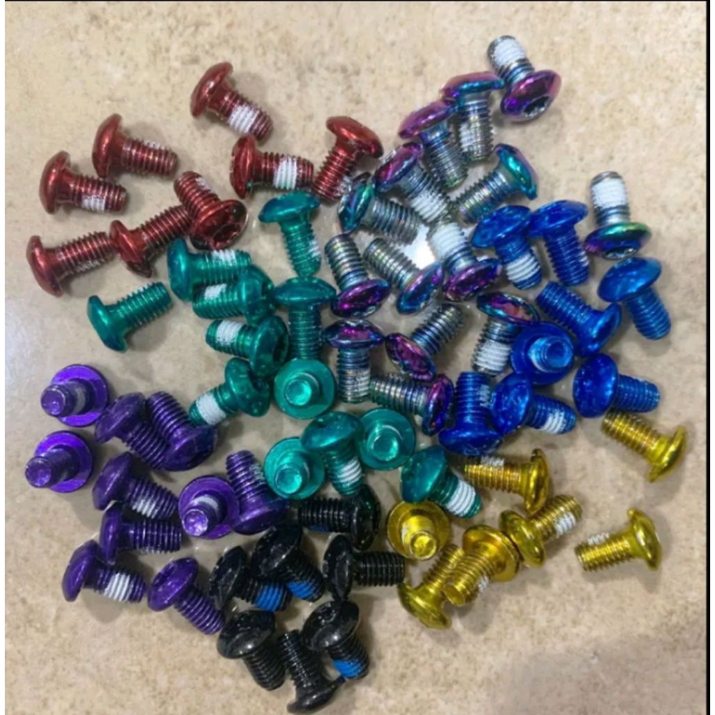 Baut Piringan Cakram Sepeda Baut Rotor Warna Warni