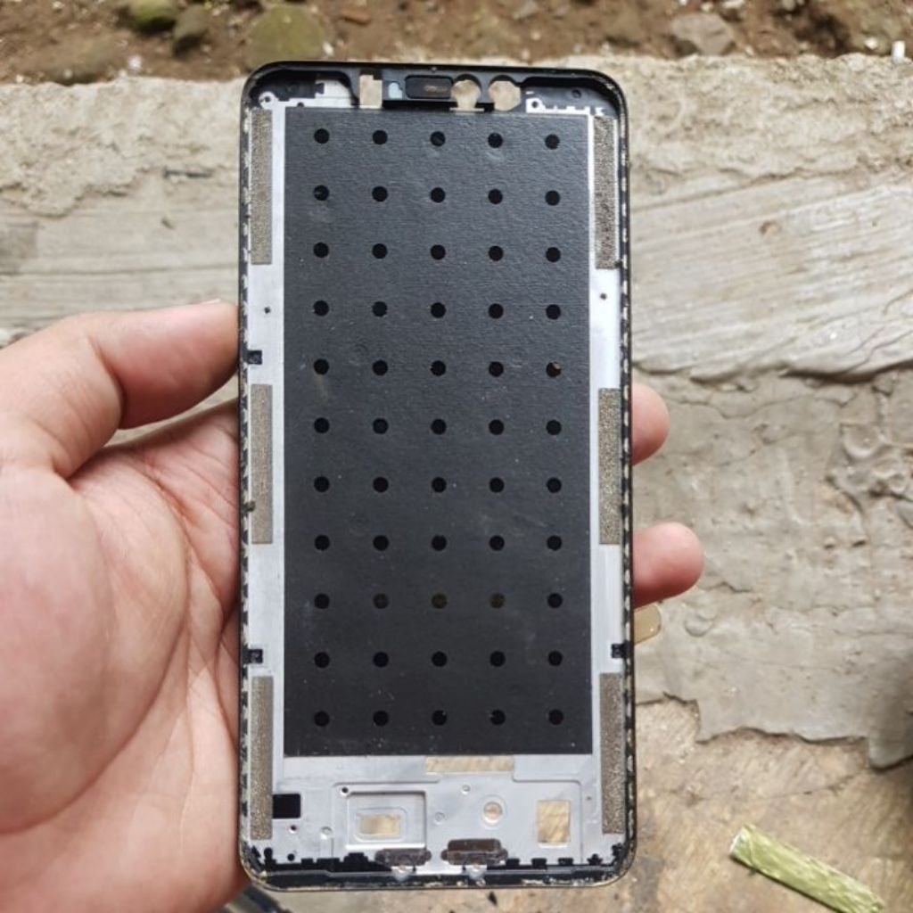 REDMI NOTE 6 PRO - Frem Tatakan Lcd Tulang Tengah Original Copotan
