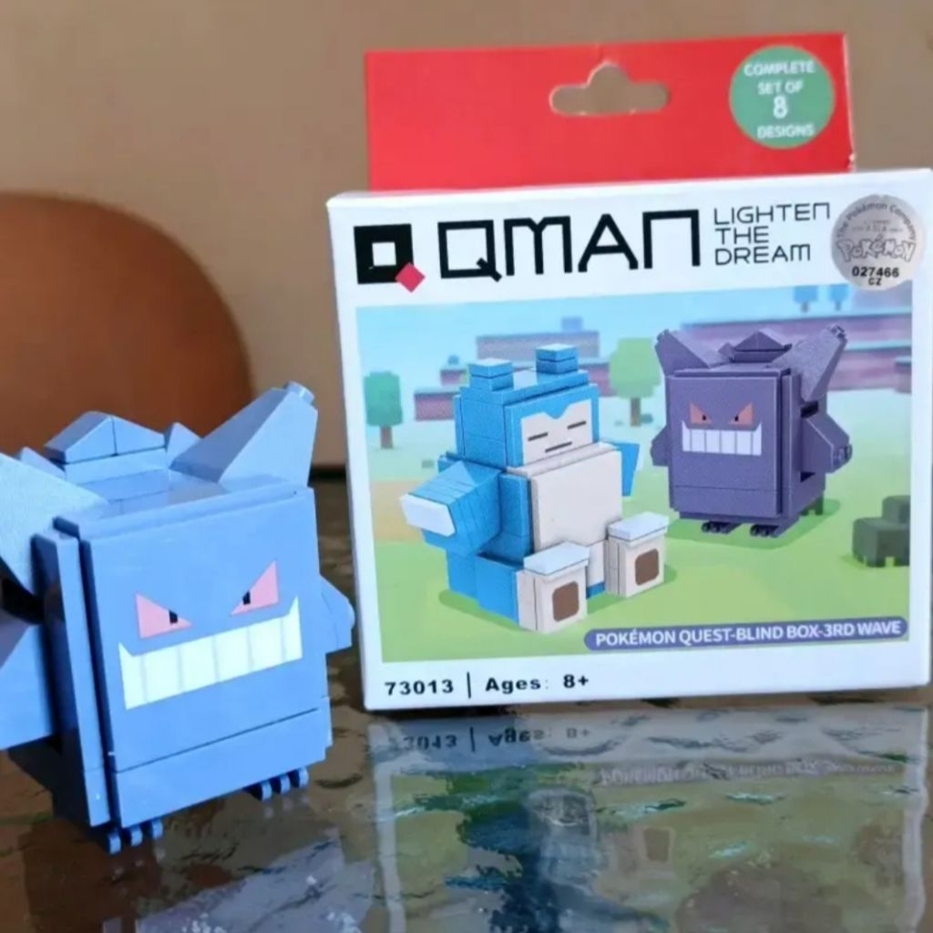 Gengar - Qman Keepplay - Pokemon Quest Blocks - Season 3 - Pokemon Merchandise