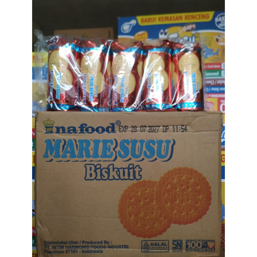 INAFOOD MARIE SUSU BISKUIT ROLL 1 DUS