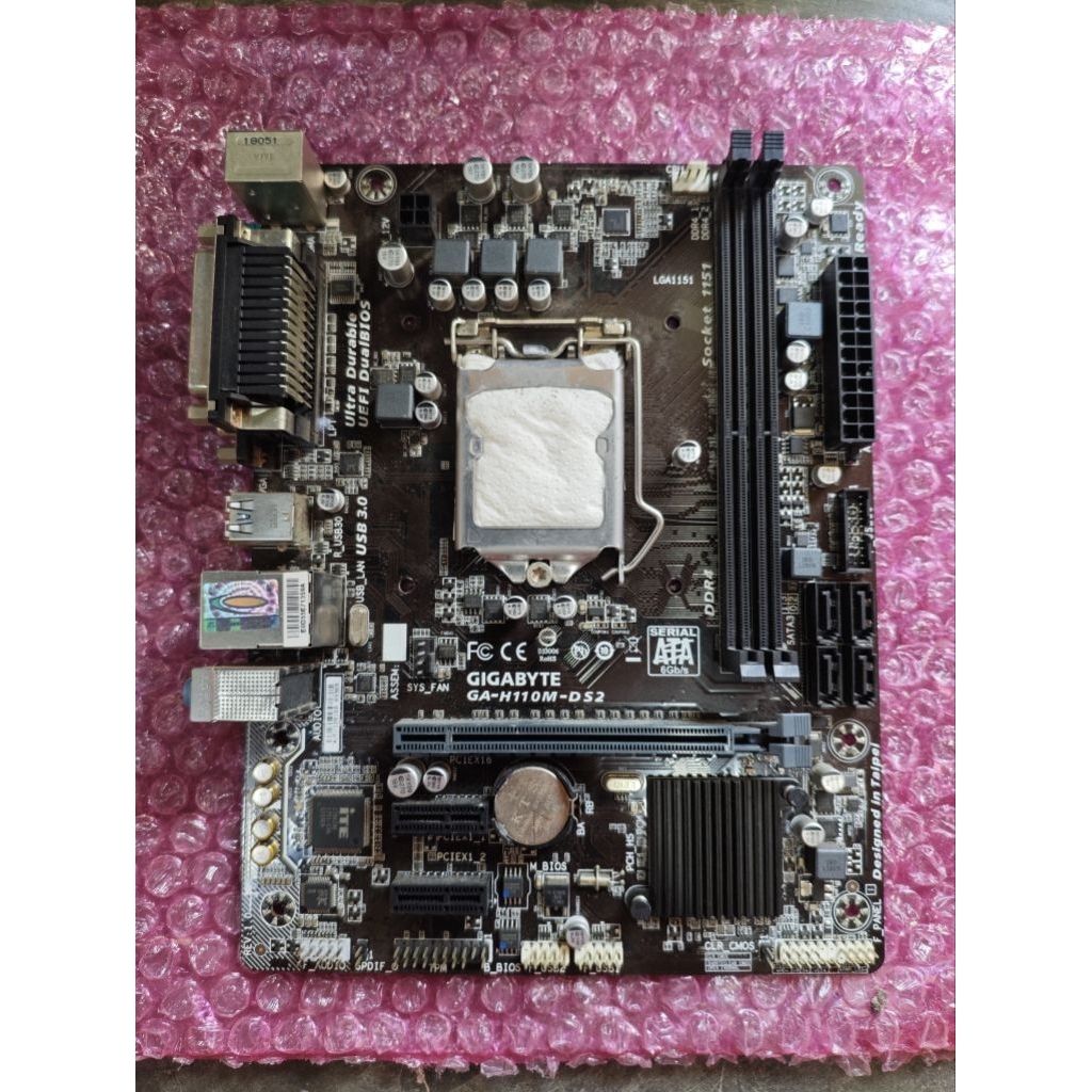 Second Motherboard Mobo GA Gigabyte H110M DS2 LGA 1151