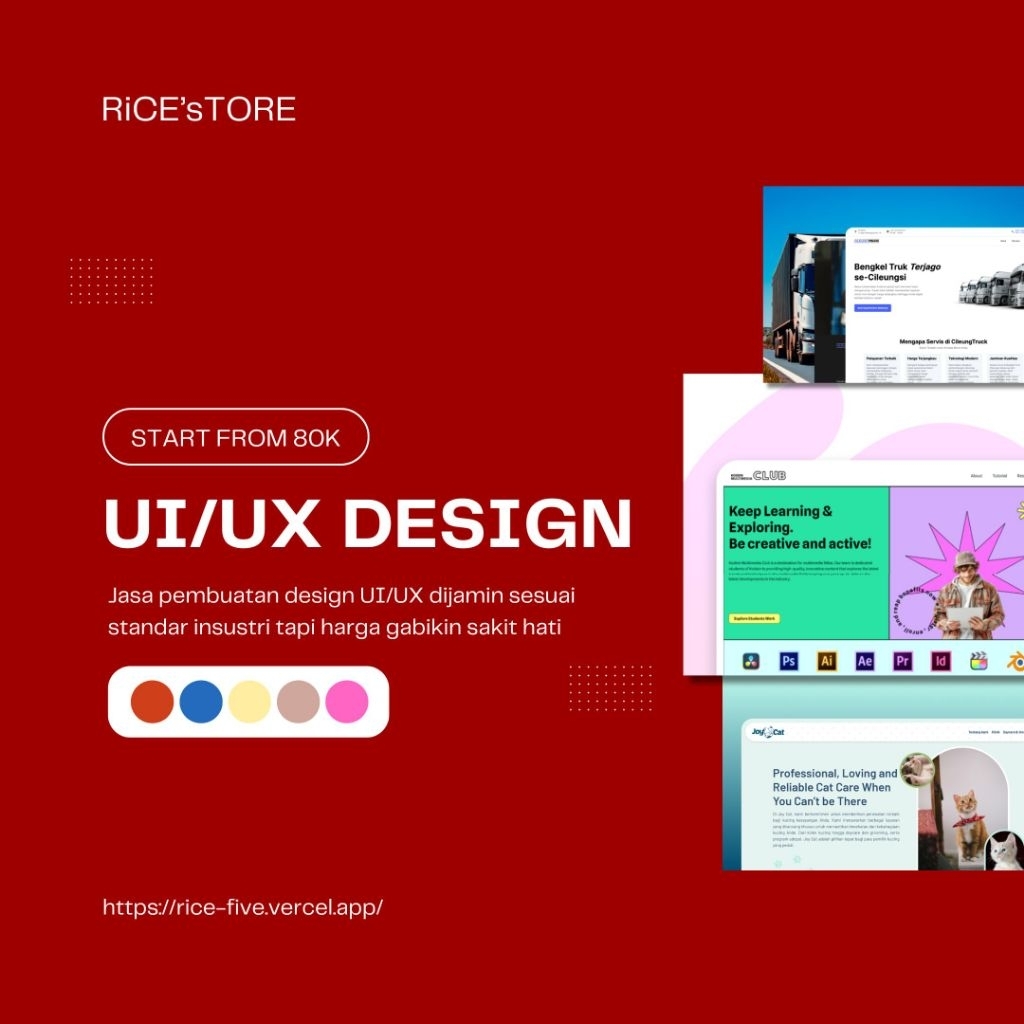 Jasa pembuatan desain website ui/ux