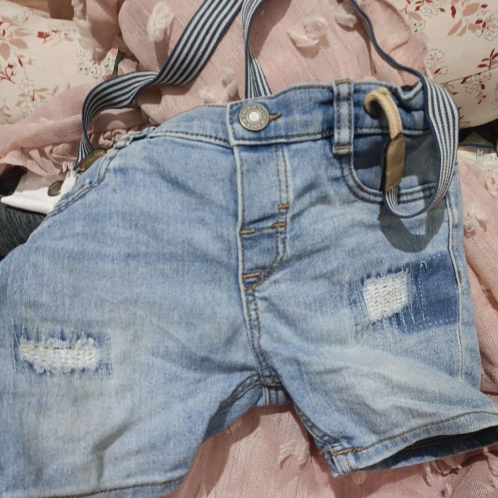 preloved anak h&m celana pendek ada talinya usia 1th-1 1/2 th