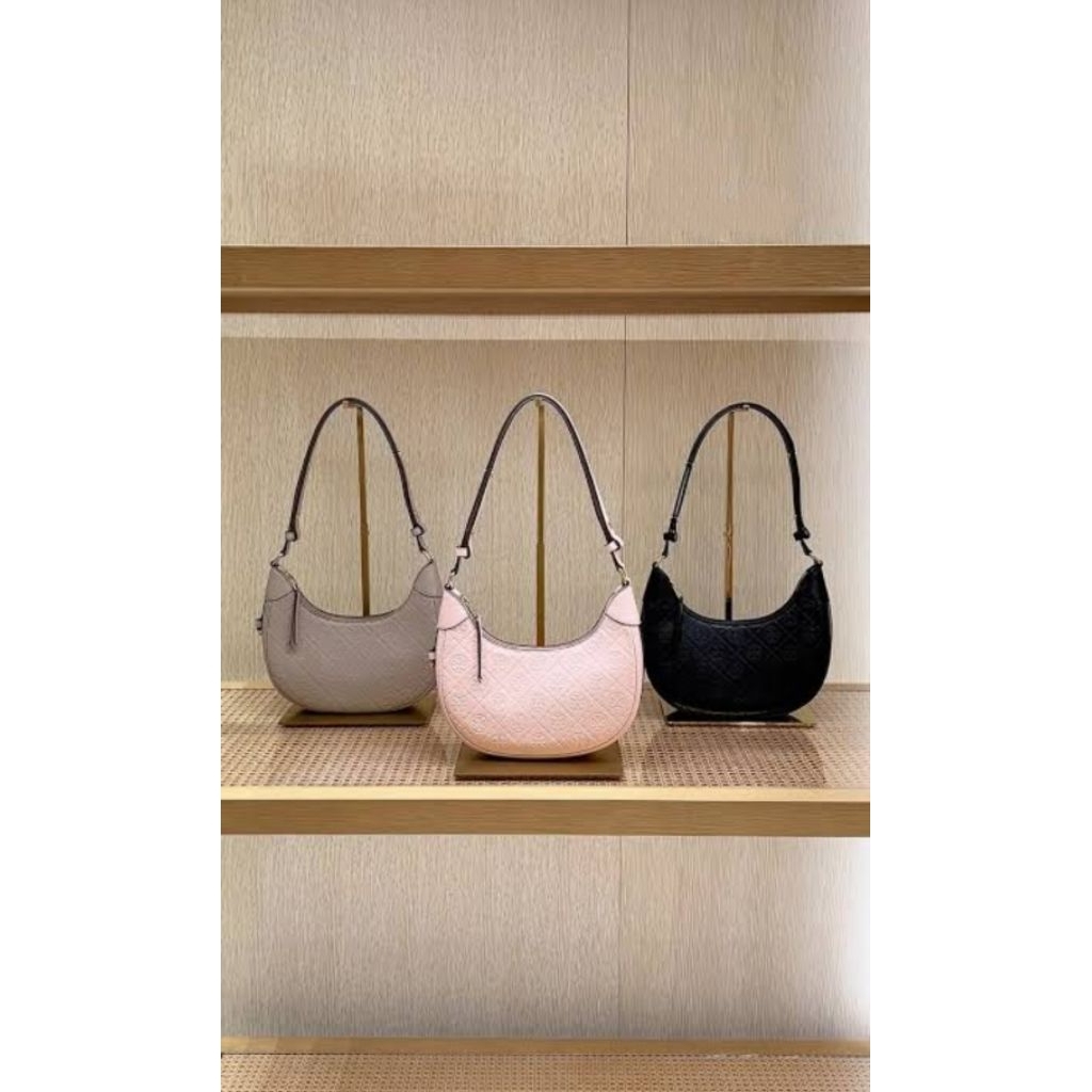 TB CRESCENT LEATHER BAG