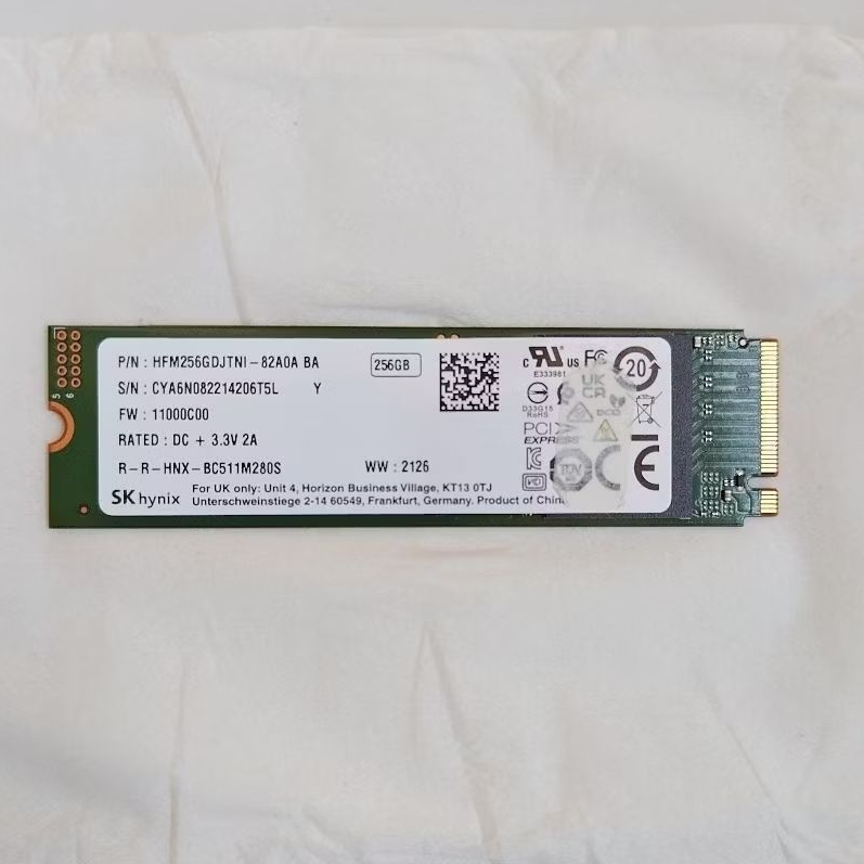 SSD NVME 256GB SK HYNIX ORIGINAL