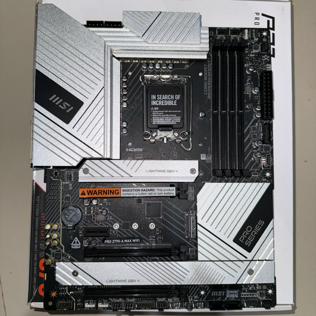 Motherboard MSI PRO Z790-A MAX WIFI DDR5 LGA 1700 - MSI PRO Z790 A MAX Wifi DDR5 (Intel LGA 1700, Z7
