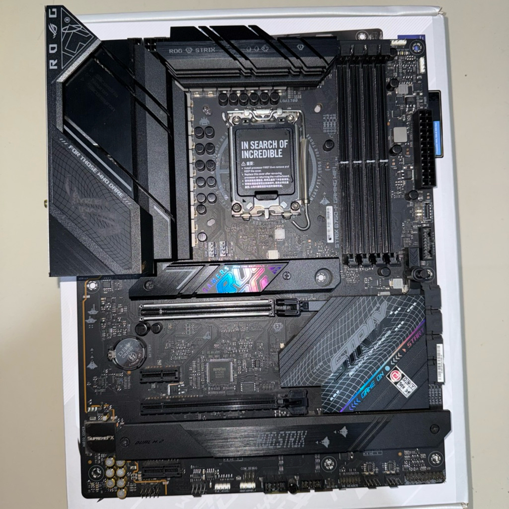 Motherboard Asus ROG STRIX B760-F GAMING WIFI Intel Chipset B760 Socket LGA1700 - Asus B760 F Gaming