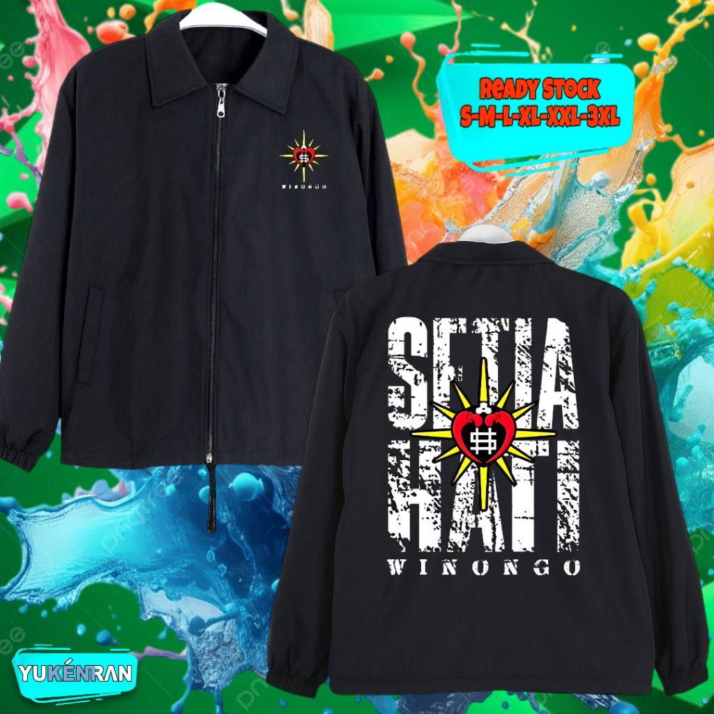 COACH JAKET PSHT SETIA HATI WINONGO BAHAN PREMIUM DESIGN CASUAL WATERPROOF