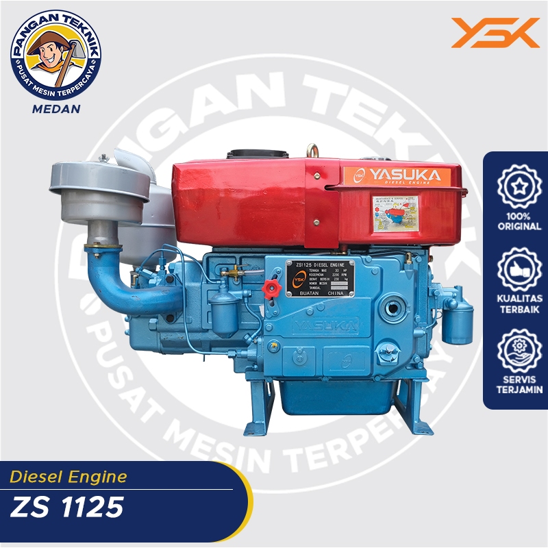 MESIN DIESEL YASUKA | ZS 1125 | MESIN DIESEL 28 PK