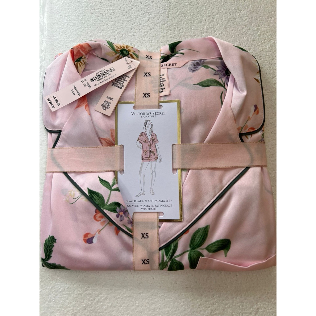 Victoria’s Secret Glazed Satin Short Pajamas