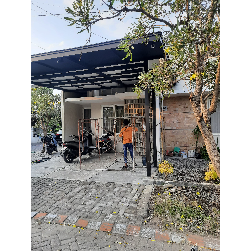 KANOPI ATAP SPANDEK PLAFON GRC