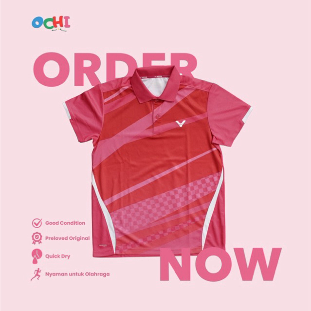 Baju Jersey Badminton VICTOR Preloved (PRE001)