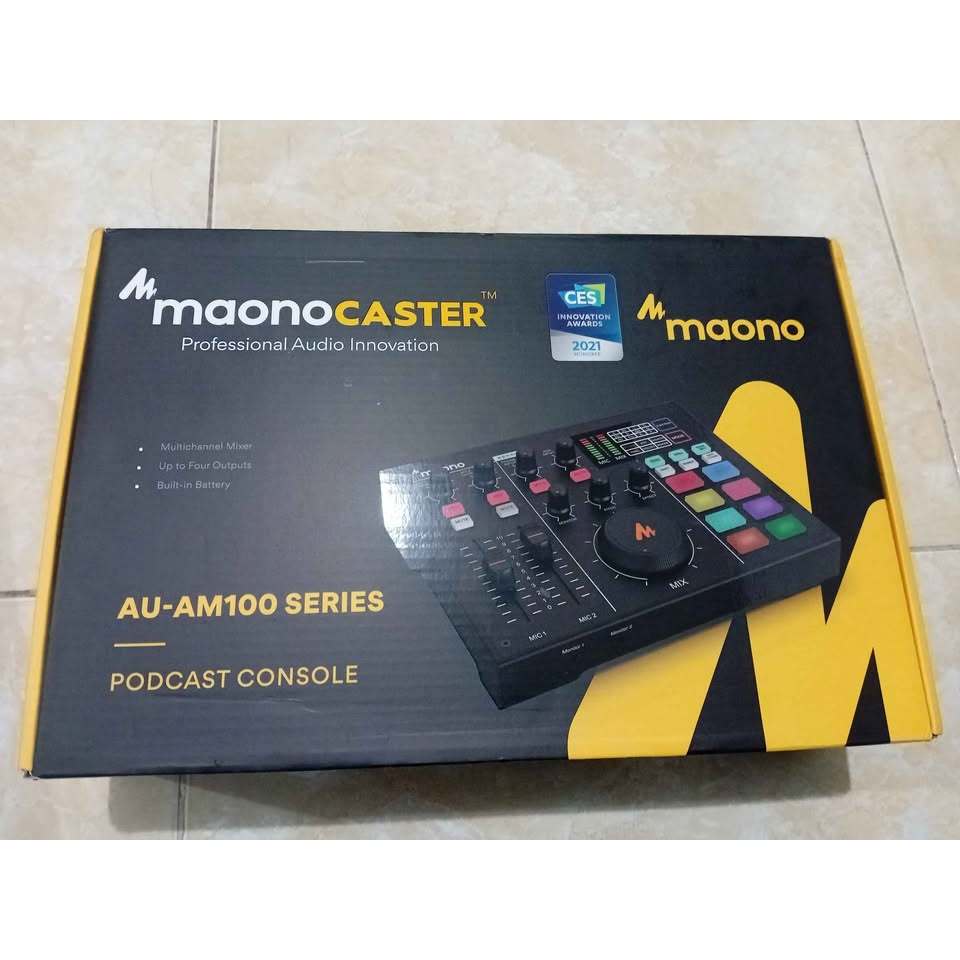 Maono Caster AU-AM100 Soundcard Audio Interface (Second No Minus)