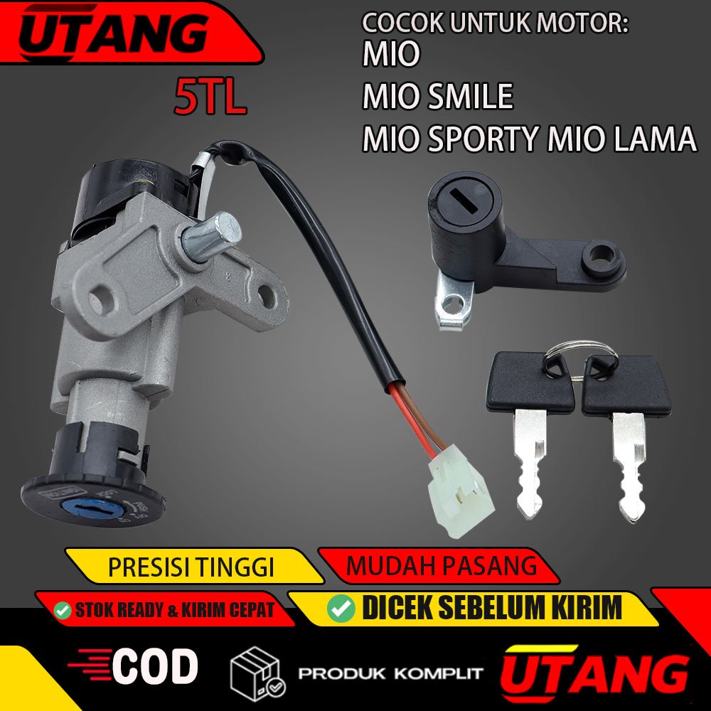 Kunci  Set 5TL Keyset  Mio Sporty Mio Smile Kunci  1 Set Key Set Konci  Mio Lama Asli Konci  Anti Ma