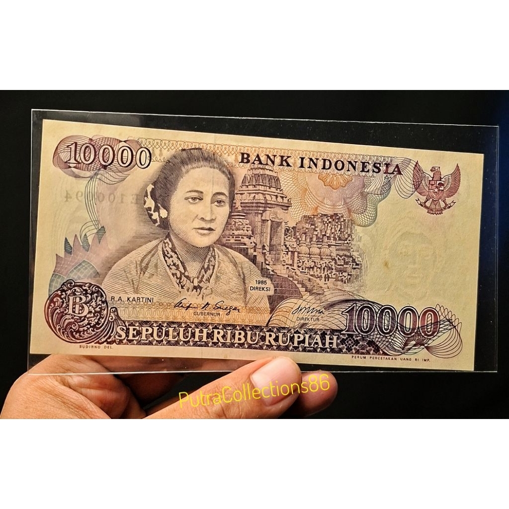 uang 10 ribu ra kartini tahun 1985 bagus (A36)