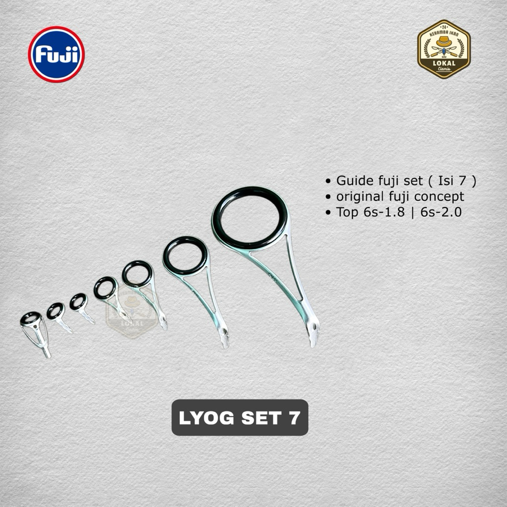 Ring guide fuji CCLYOG Set isi 7 | oseg custom joran fuji