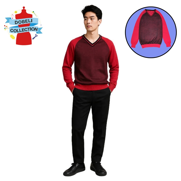BAJU ATASAN SWEATER OUTERWEAR RAJUT PRIA KATUN SIZE : S - XL ARVEL