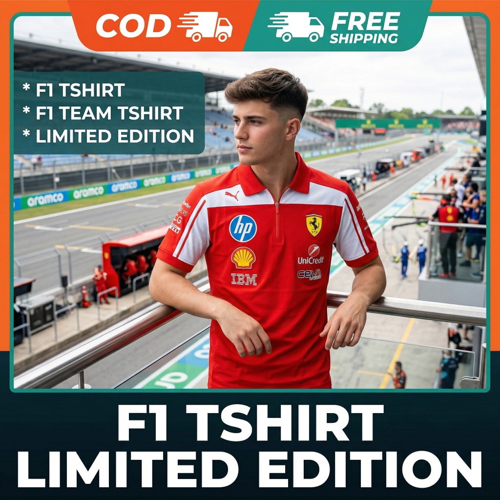 Kaos Kerah Polo Ferrari 2026