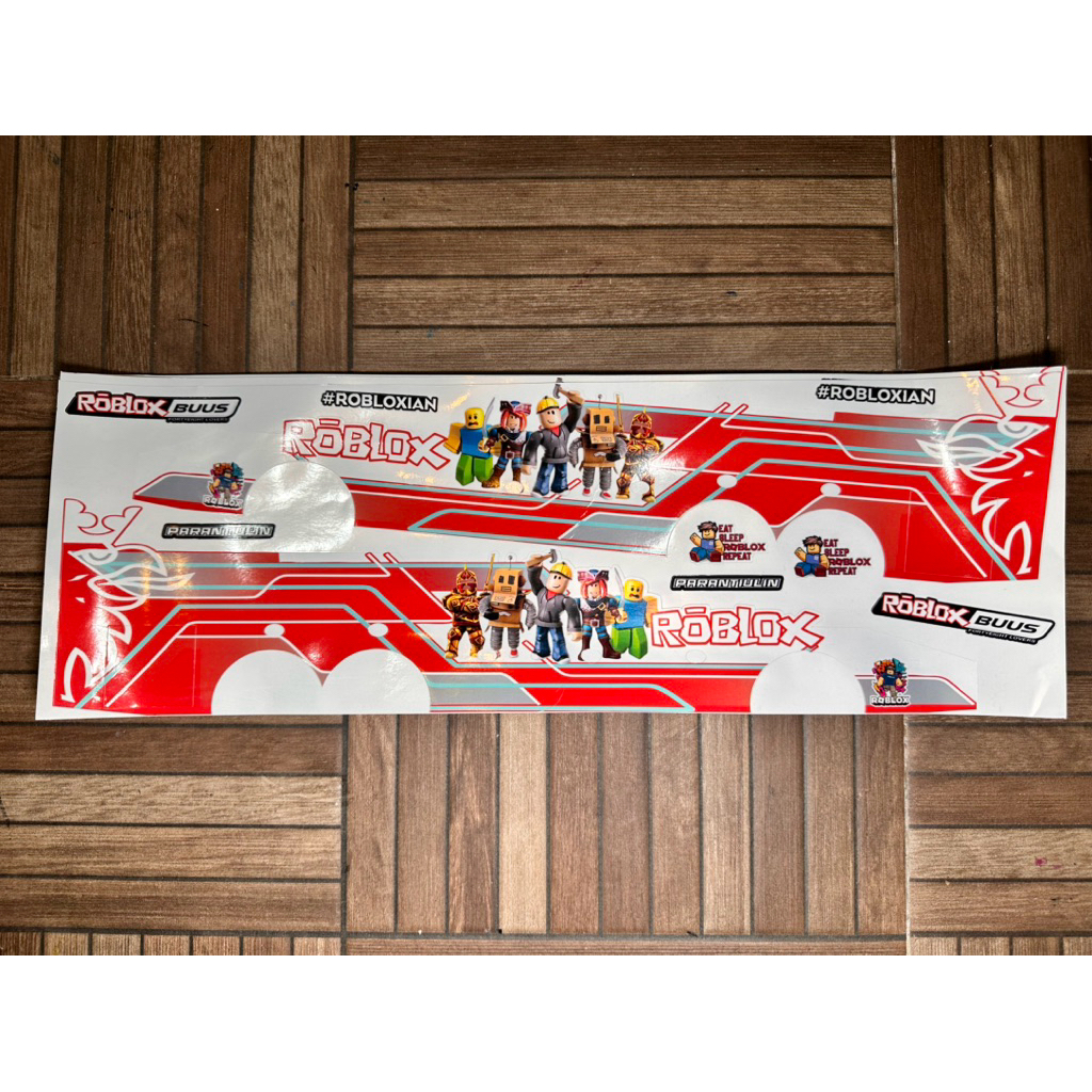 Stiker Livery ROBLOX untuk Miniatur Bus RKC Tronton JB 5 Terbaru