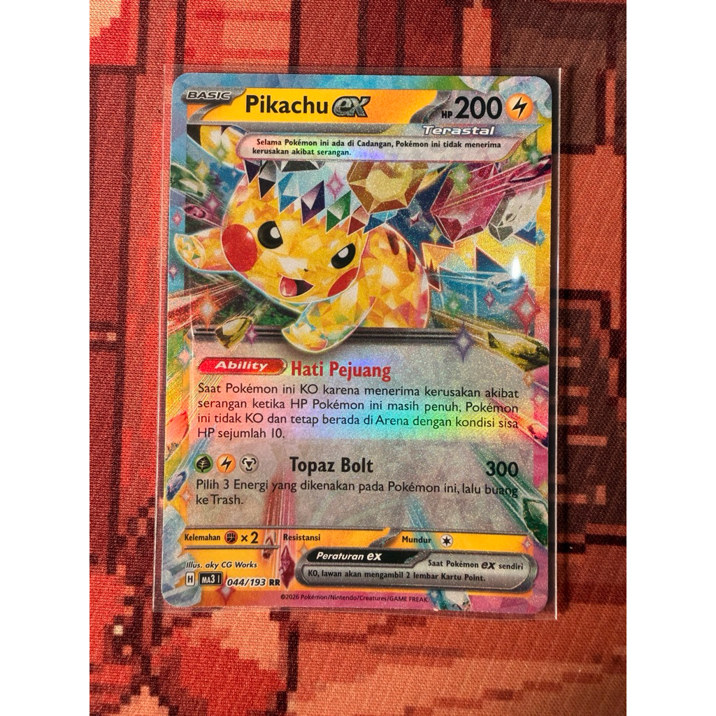 PIKACHU EX 055/182 RR POKEMON