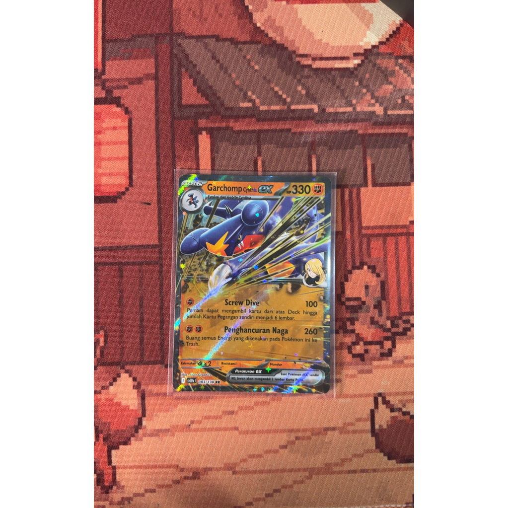 Garchomp Cynthia Ex 083/138 RR Pokemon