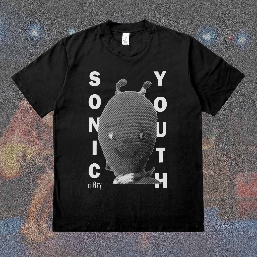 Sonic Youth Heavyweight 16s (black) - Kaos Band Merch heavy Cotton Combed Bootleg Fanmade