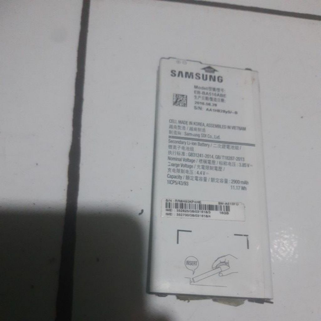 batre samsung a5 2016 a510 copotan