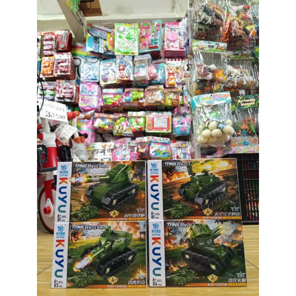 mainan anak lego tank ky7145