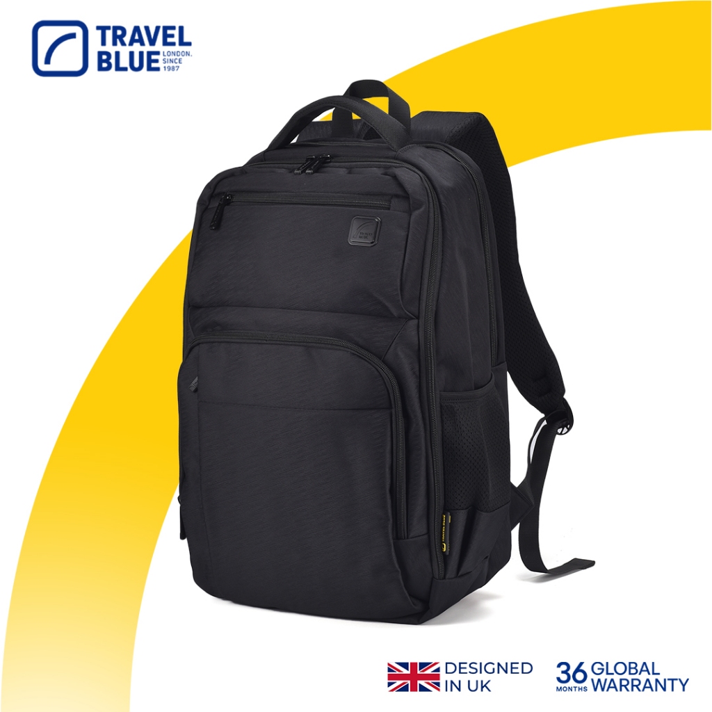 Prestige Backpack | Laptop Bag| Ransel - Black - TB3020
