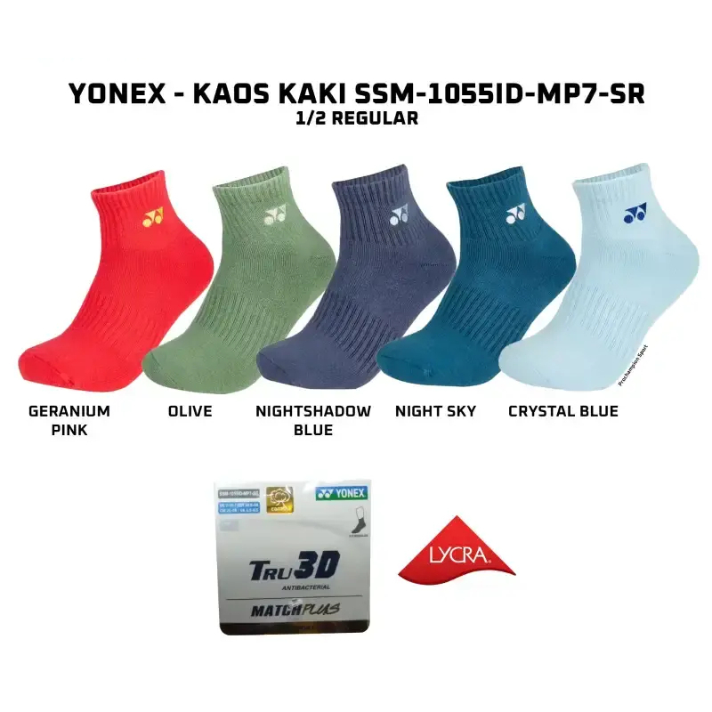 Kaos Kaki Badminton Yonex Original