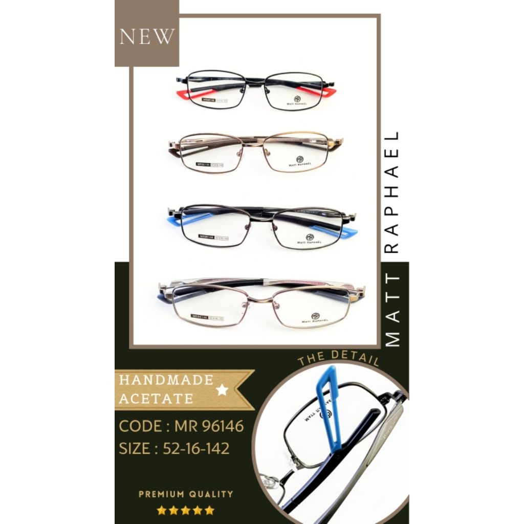 kacamata matt Raphael original 96146 5216142