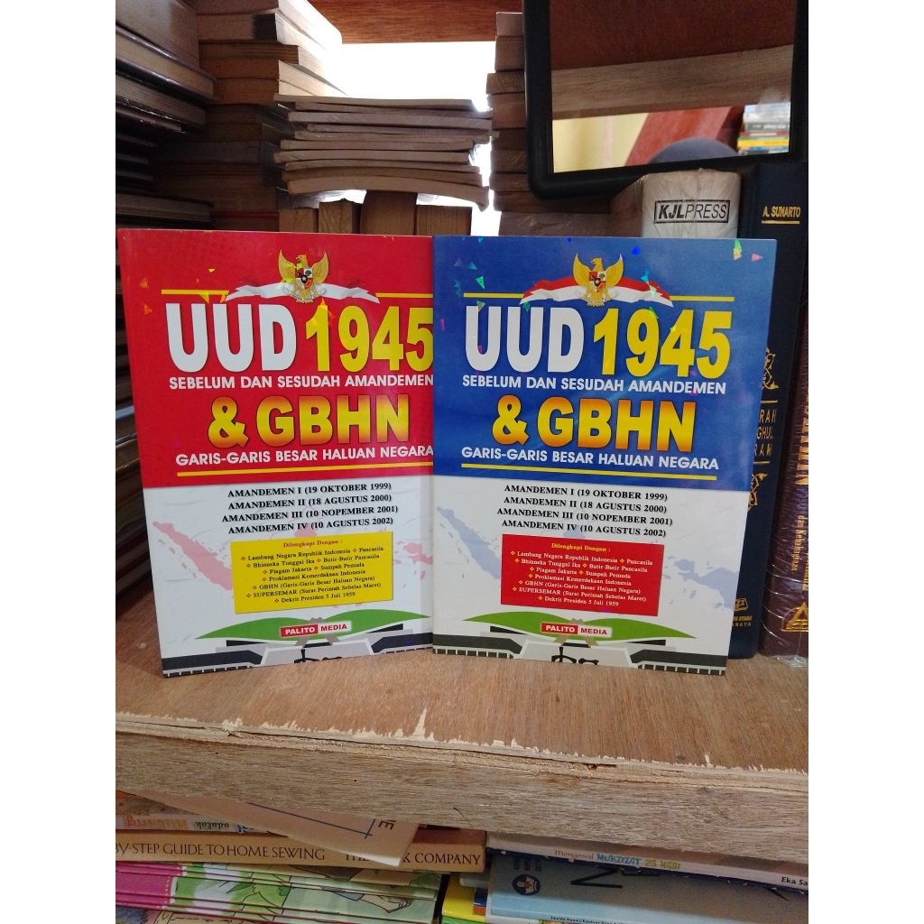 buku UUD 1945 sebelum dan sesudah GBHN