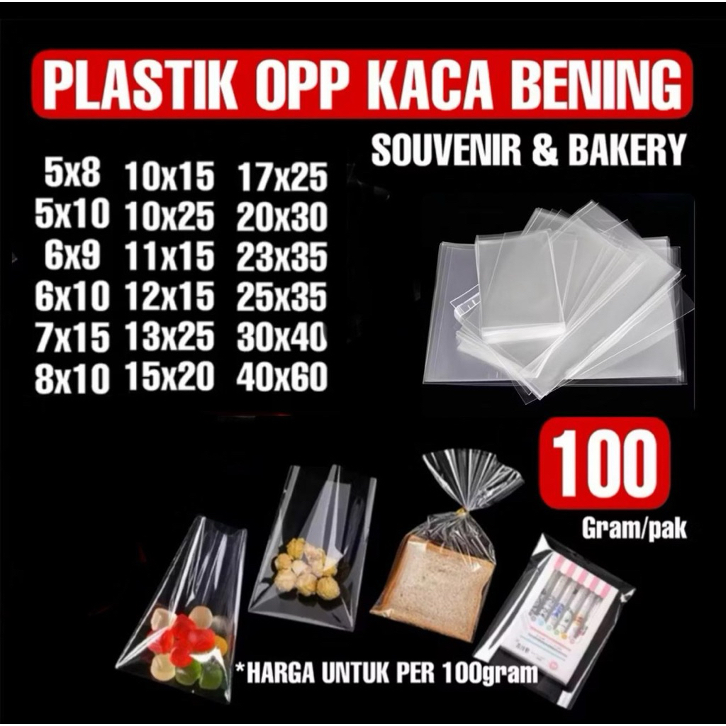 plastik opp bening tanpa lem plastik kaca bening