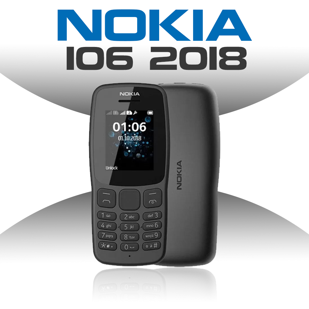 Nokia 106 Dual SIM 2018 Bahasa Indonesia Baterai Awet Baru Original Fullset Garansi 1 Tahun Murah