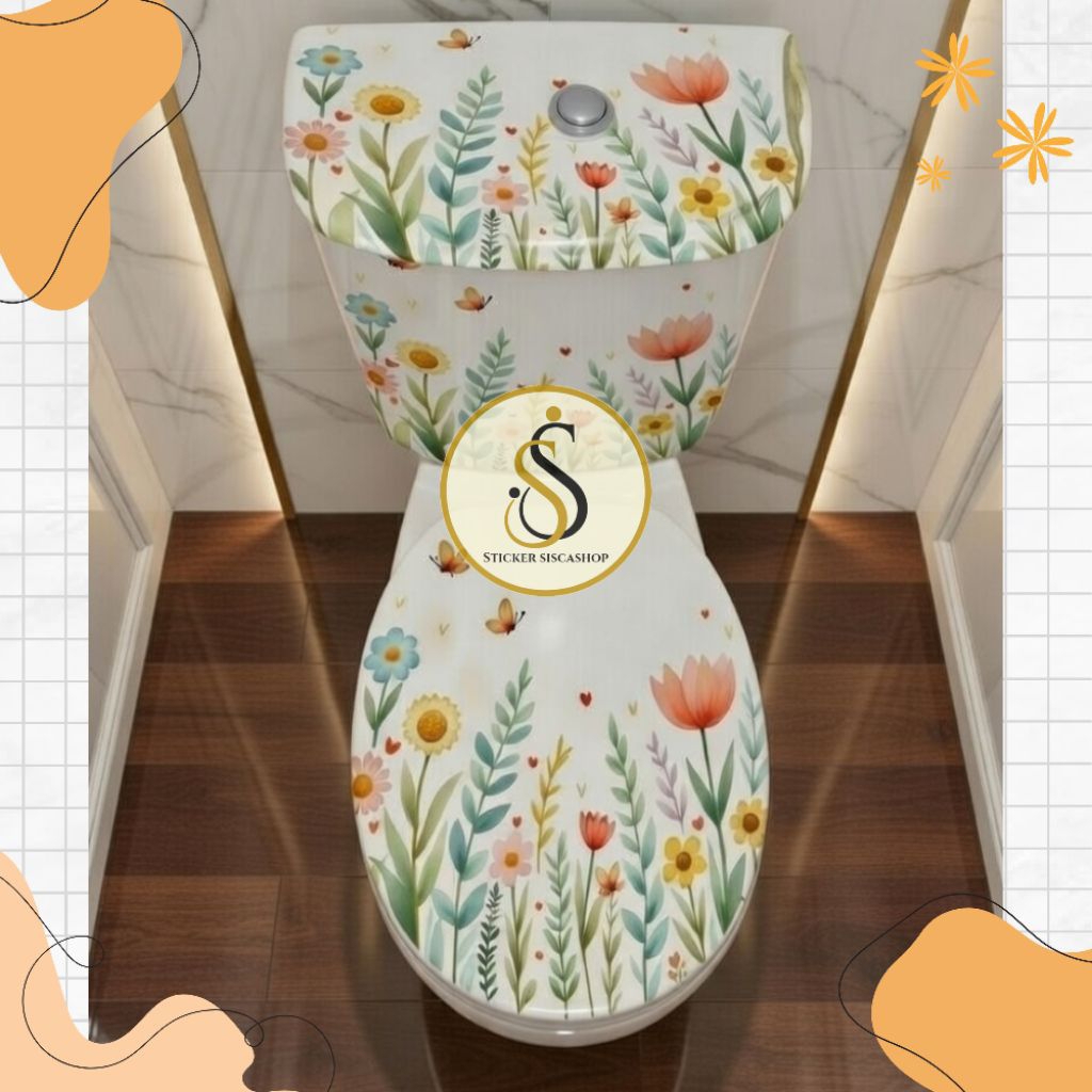 STIKER CLOSET DUDUK/ CLOSET/STIKET TOILET/STICKER CLOSET/STIKER KLOSET ANTI AIR/STIKER TOILET