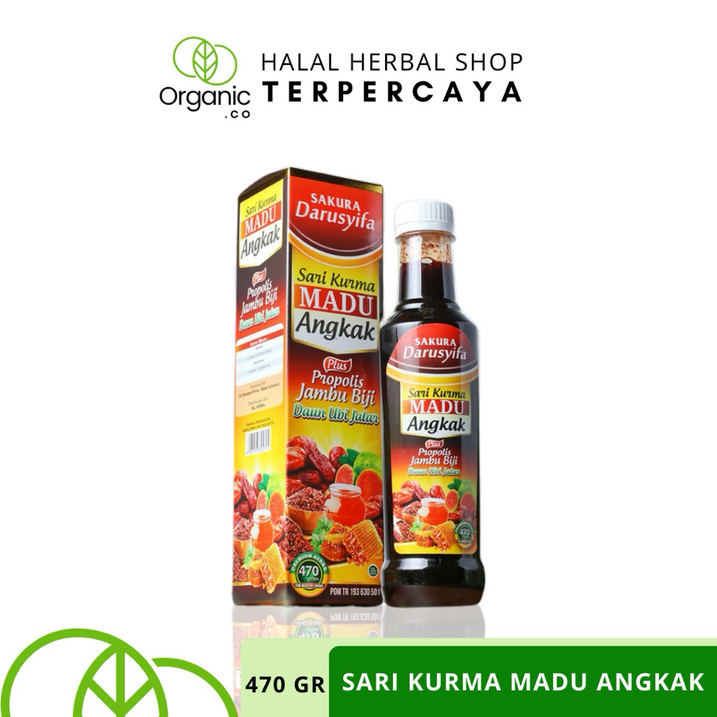 [ OBAT DBD ALAMI ] Madu Angkak Sari Kurma Madu Herbal Cegah DBD dan Anemia