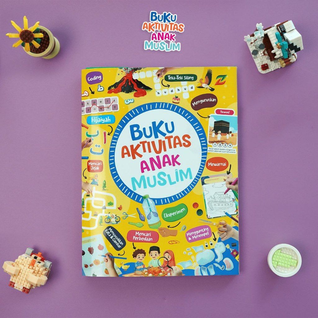 (10 Buku) Buku Aktivitas Anak Muslim - Buku Aktivitas TK SD Penerbit Ziyadbooks