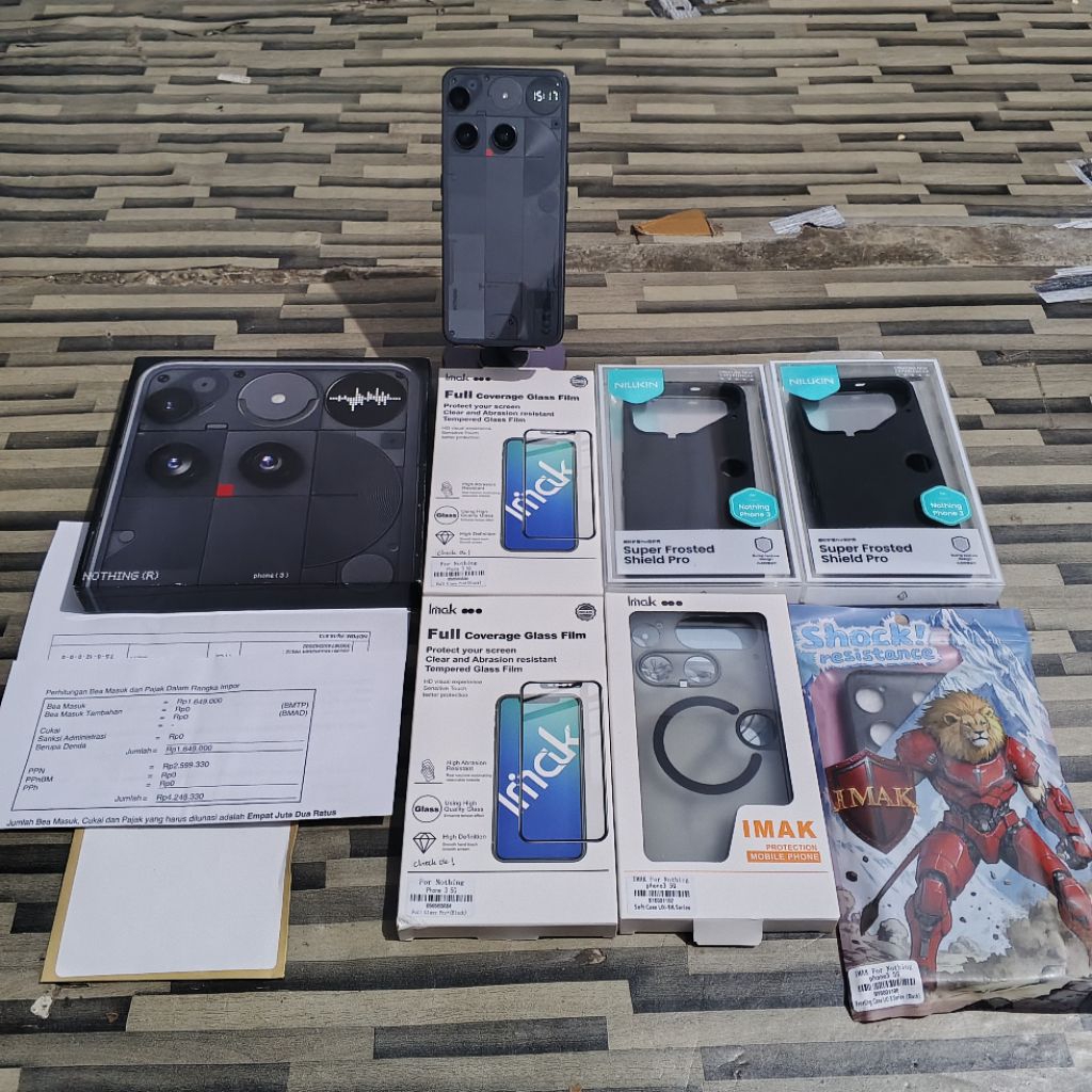 NOTHING PHONE 3 16/512 SECOND RESMI BEACUKAI DUAL SIM FULL BONUS