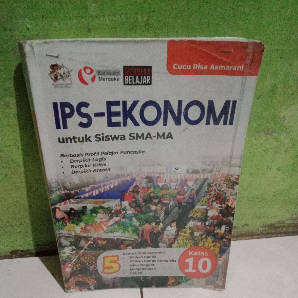 buku IPS ekonomi kelas 10 penerbit yrama widya kurikulum merdeka