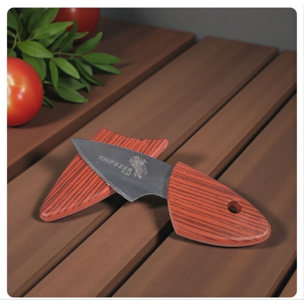 Knifezer pisau dapur mini serbaguna / pisau camping / pisau buah