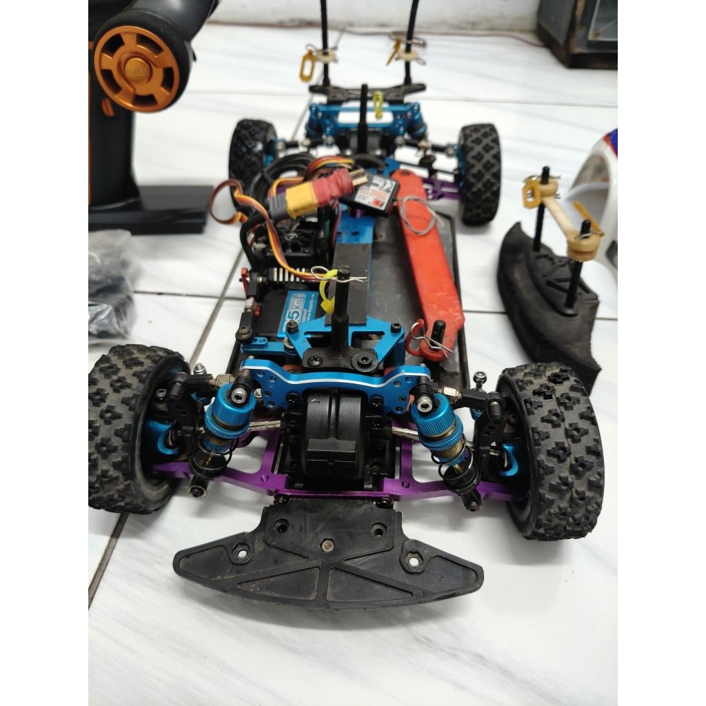 rc rally hsp flying fish kit+elektrik
