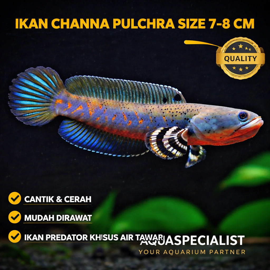 Jual Channa blue pulchra baby / Jual Channa pulchra baby bahan bagus