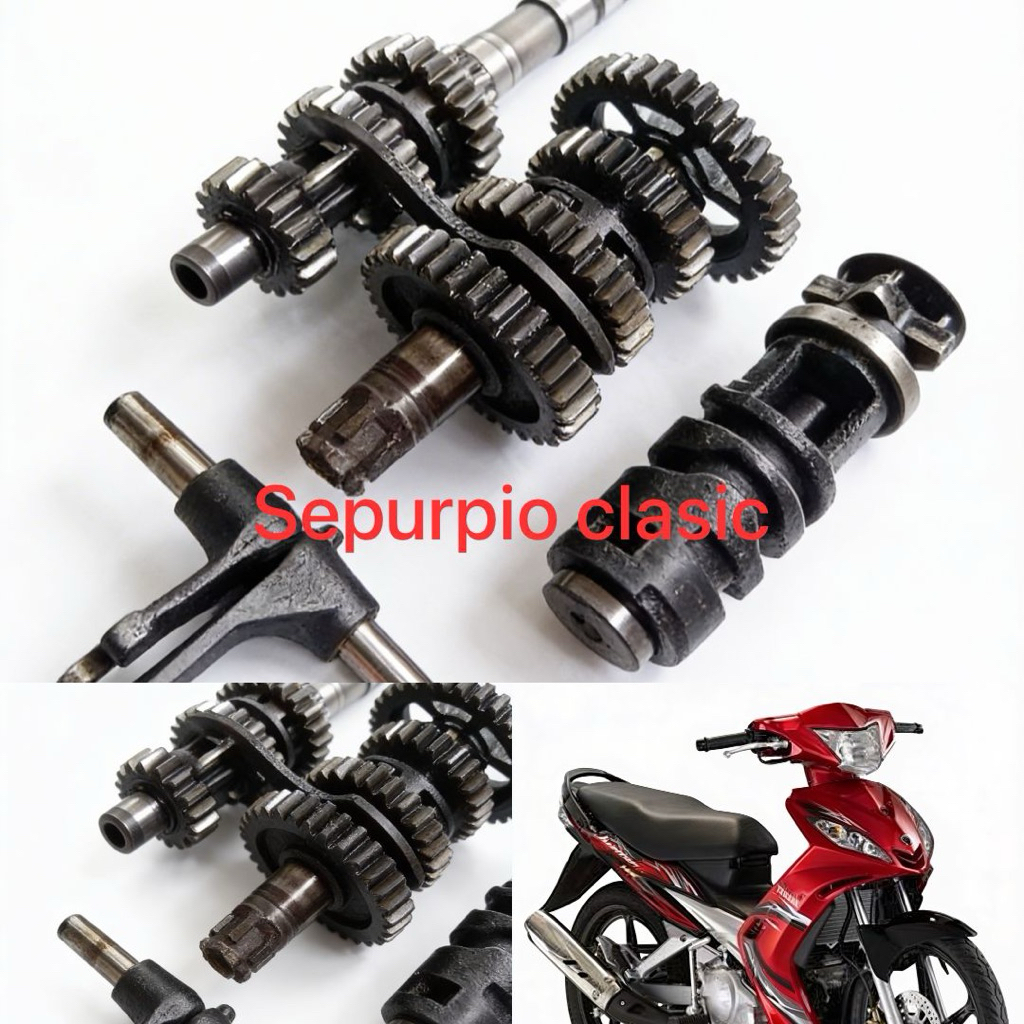 rasio jupiter mx old 4 speed 1S7 rasio transmisi gerbox rasio jupiter mx old mx lama ori lepasan 1S7